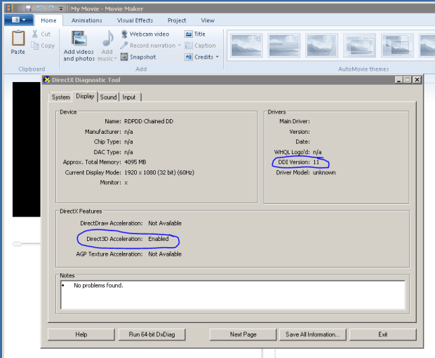 dxdiagmoviemaker